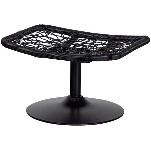 de eekhoorn VIVE TUINHOCKER OUTDOOR RATTAN ZAND / ZWART