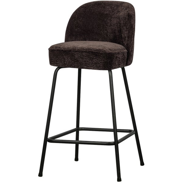 De Eekhoorn VOGUE BARSTOEL 65 CM 3D CHENILLE DONKERBRUIN