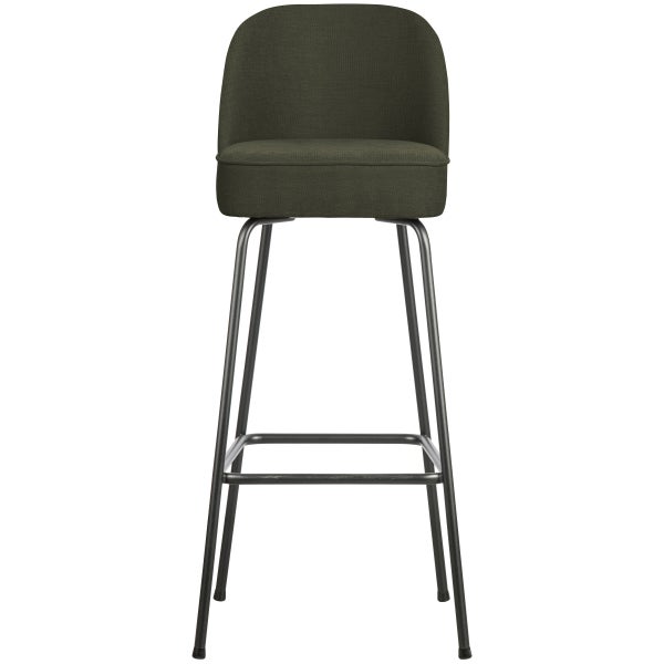 de eekhoorn VOGUE BARSTOEL 80 CM GEWEVEN STOF WARM GROEN