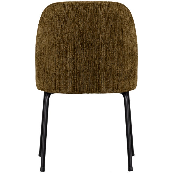 De Eekhoorn VOGUE EETKAMERSTOEL STRUCTURE VELVET BRASS