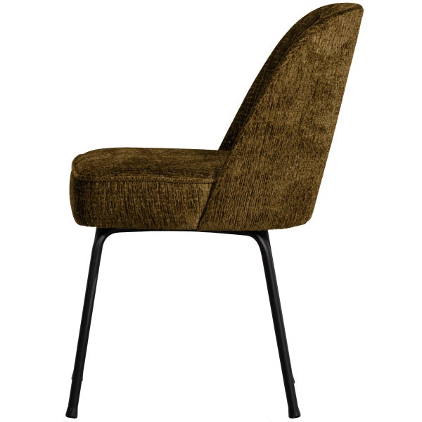 de eekhoorn VOGUE EETKAMERSTOEL STRUCTURE VELVET BRASS