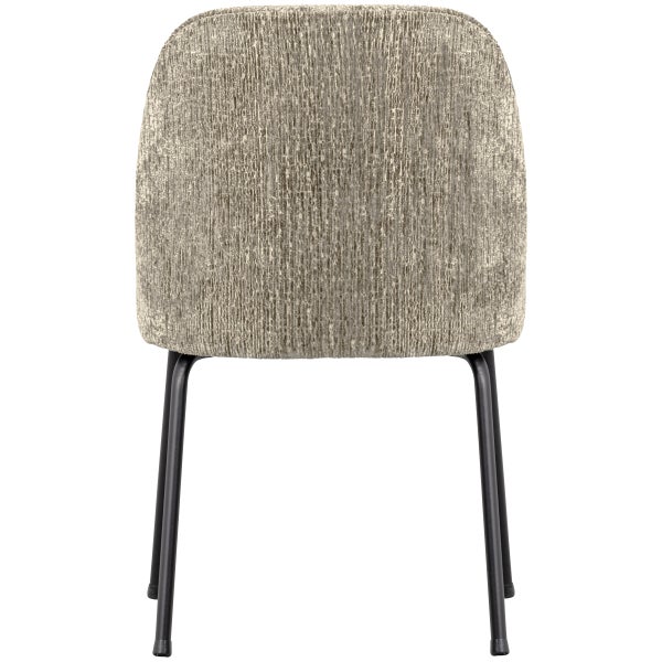 De Eekhoorn VOGUE EETKAMERSTOEL STRUCTURE VELVET WHEATFIELD
