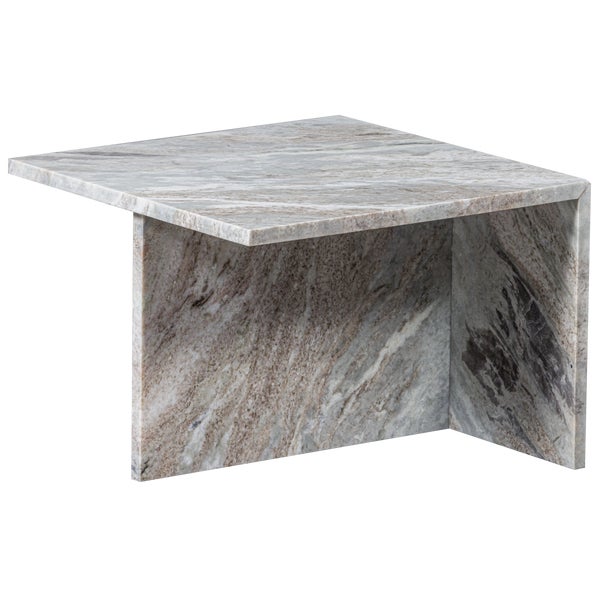 De Eekhoorn XHAIL RECHTHOEK BIJZETTAFEL MARMER NATUREL