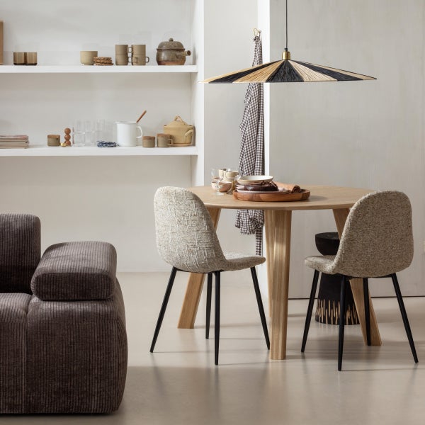 De Eekhoorn YUKI SERVEERPLANK ROND ACACIA HOUT NATUREL