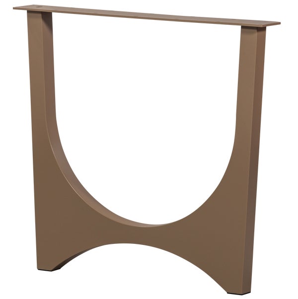 De Eekhoorn ZAANDAM DESIGN POOT METAAL DONKER ZAND 1 STUKS