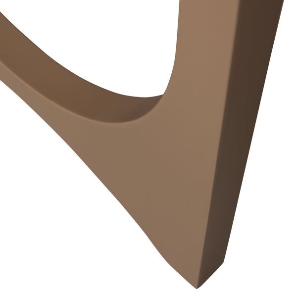 De Eekhoorn ZAANDAM DESIGN POOT METAAL DONKER ZAND 1 STUKS