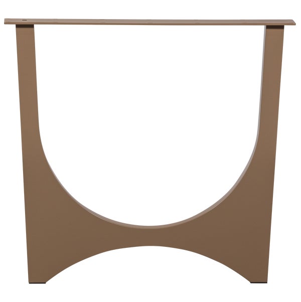 de eekhoorn ZAANDAM DESIGN POOT METAAL DONKER ZAND 1 STUKS