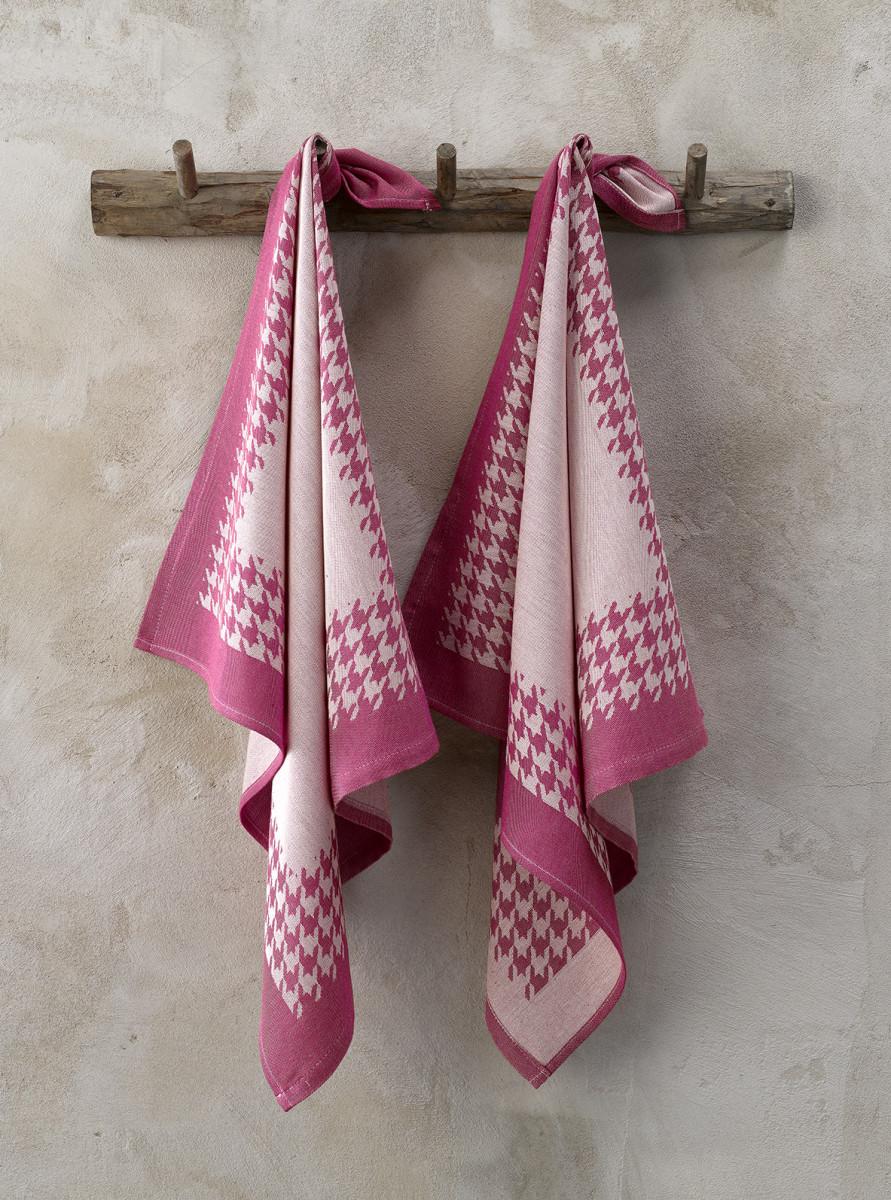 de witte lietaer Keuken pied de poule Keukenlinnen pied de poule