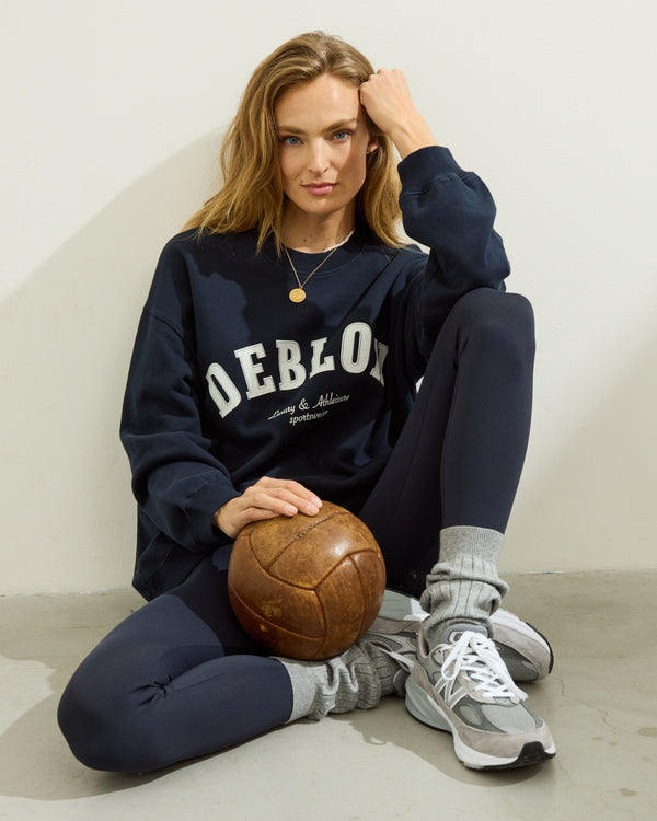 deblon sports Classic Leggings High Waistband Navy