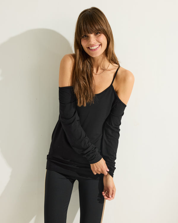 deblon sports Isabella Top Black