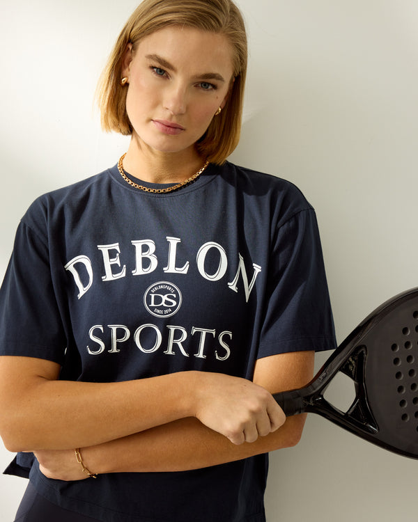 deblon sports Laurien T-shirt Navy