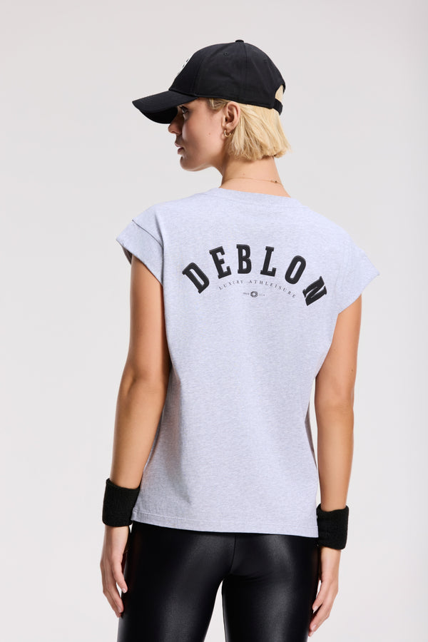 deblon sports Mel Top Grey Melange