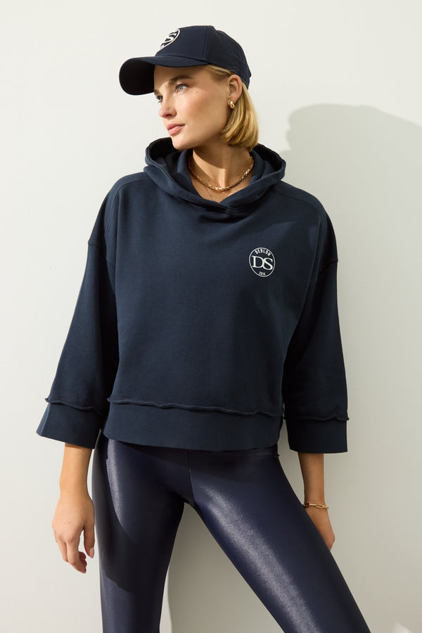 deblon sports Shine Leggings High Waistband Navy