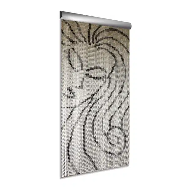 degor Vrouw - Aluminium vliegengordijn met motief