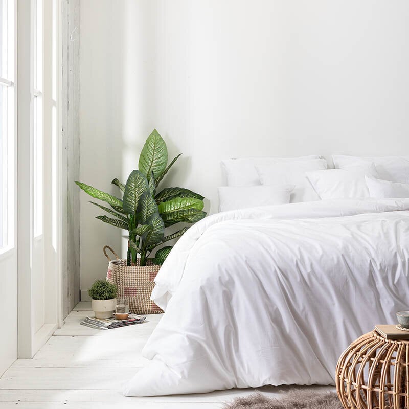 Dekbed Discounter 2-PACK: Kussenslopen Percale Katoen - Wit