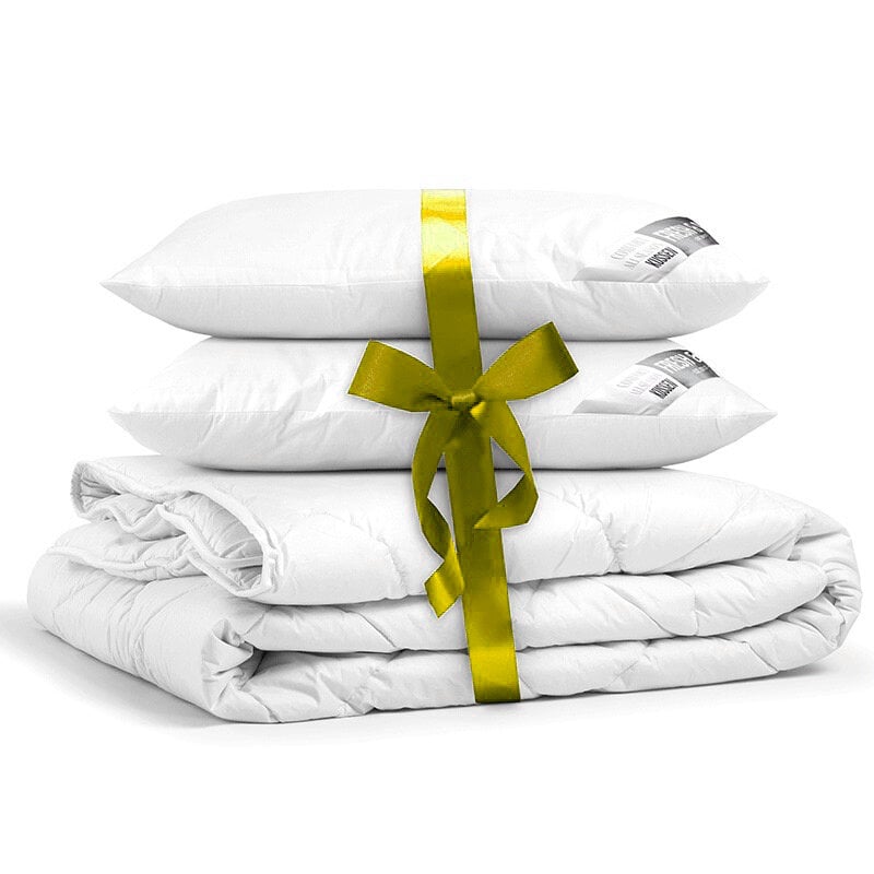dekbed discounter Beddengoed pakket: 2 Hoofdkussens + All Season Dekbed - 200 x 200 cm