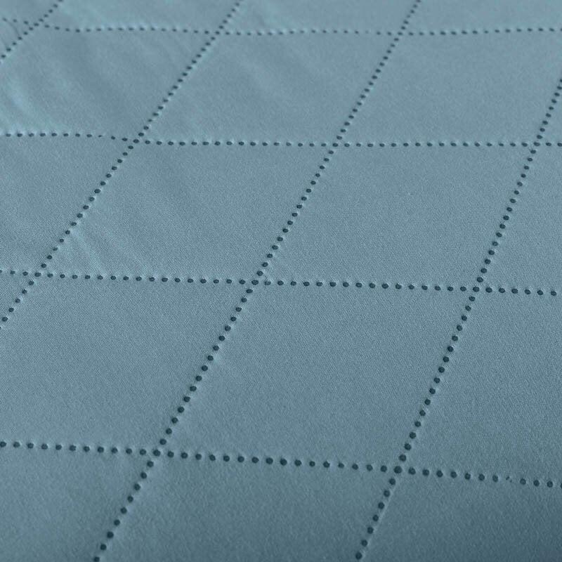 Dekbed Discounter Bedsprei Ultrasonic Ruit - Blauw