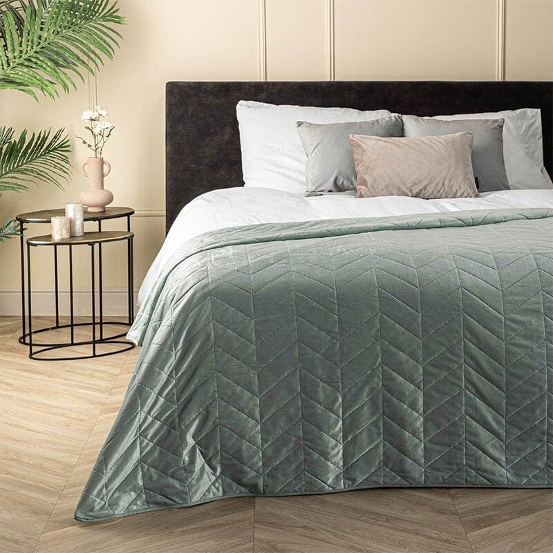 dekbed discounter Bedsprei Velvet Prisma - Groen
