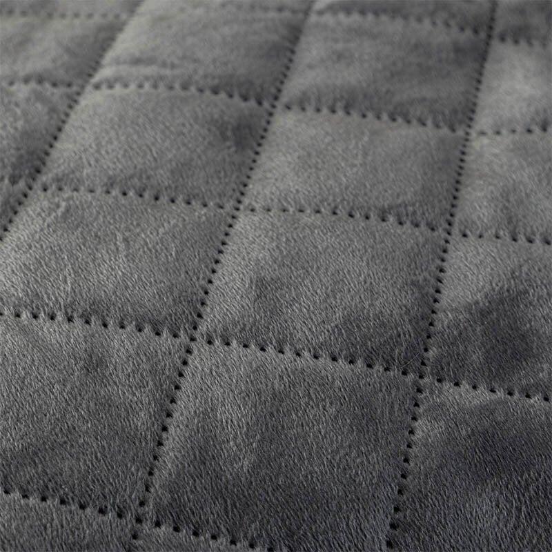 Dekbed Discounter Bedsprei Velvet - Ruit