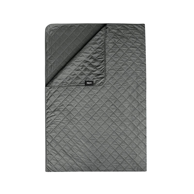 Dekbed Discounter Bedsprei Velvet Ruit - Antraciet