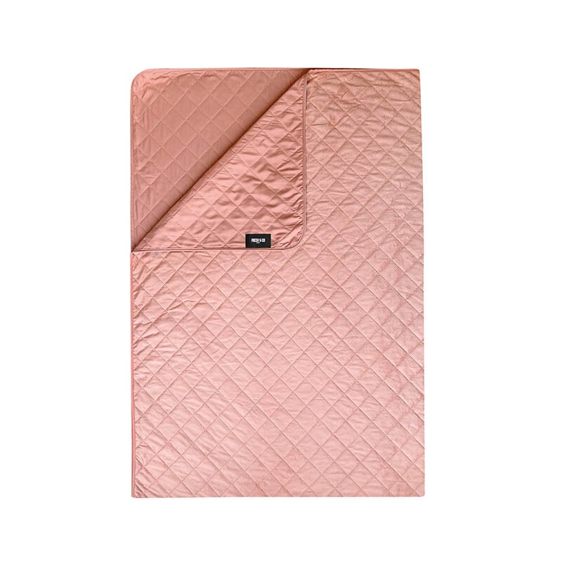 Dekbed Discounter Bedsprei Velvet Ruit - Roze