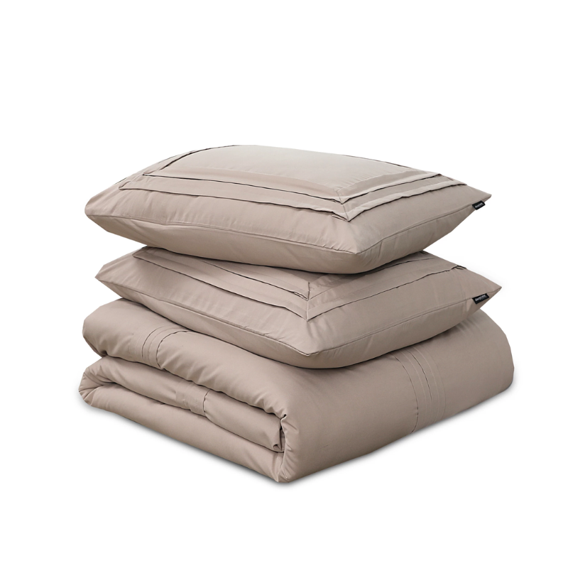 Dekbed Discounter Dekbedovertek Tailored - Taupe