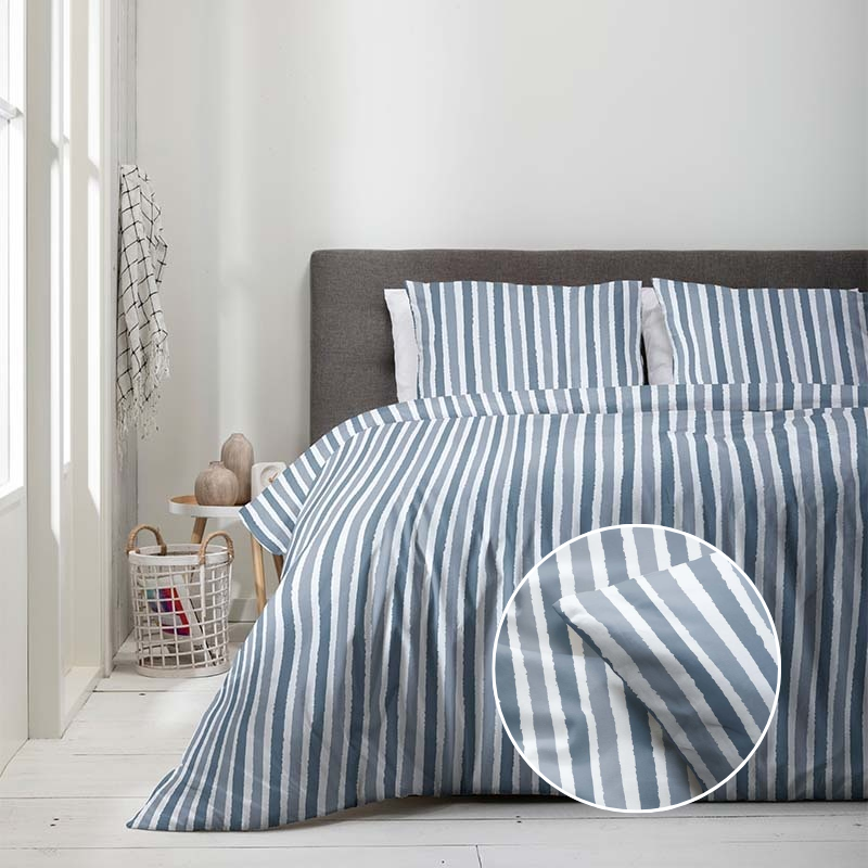 dekbed discounter Dekbedovertrek Brush Stripes