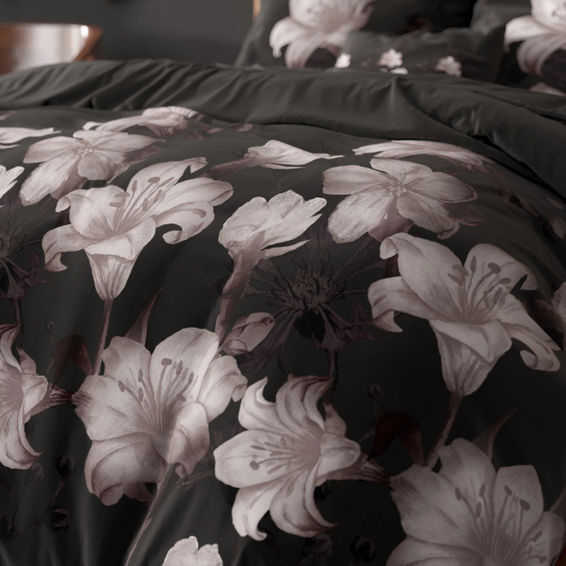 Dekbed Discounter Dekbedovertrek Dark Flower