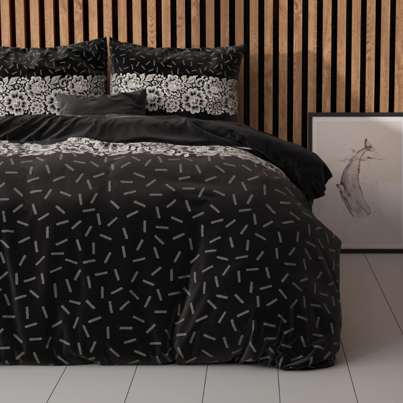 Dekbed Discounter Dekbedovertrek Dervio - Antraciet