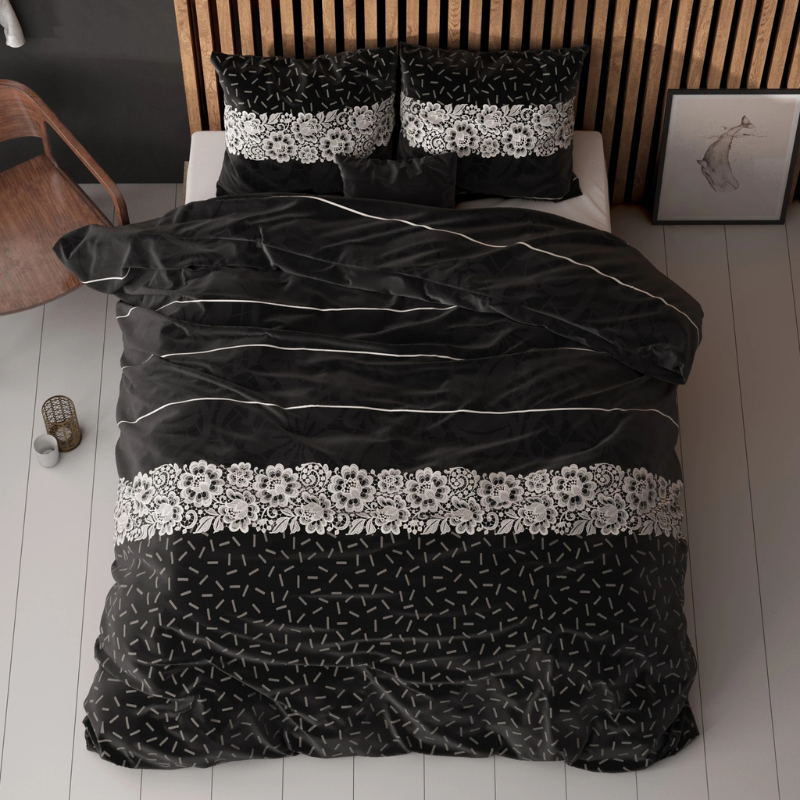 Dekbed Discounter Dekbedovertrek Dervio - Antraciet