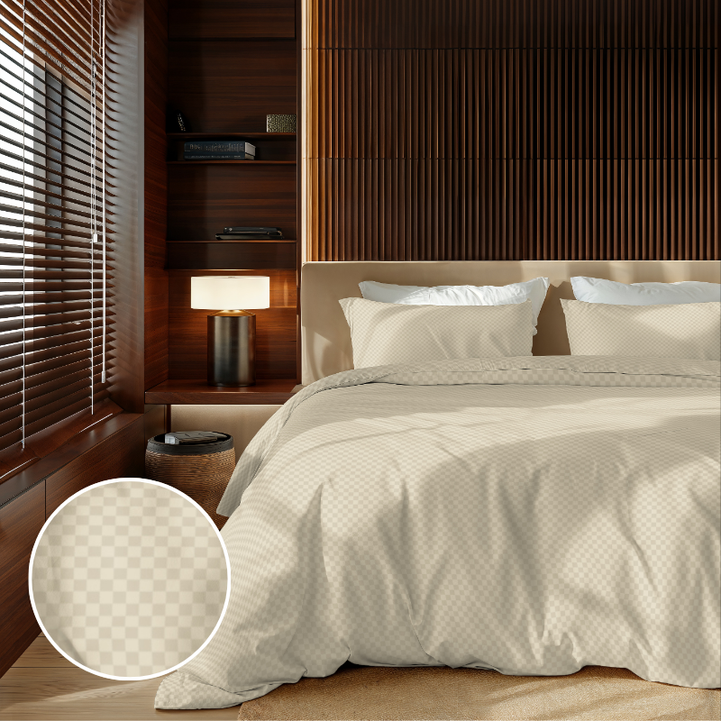 Dekbed Discounter Dekbedovertrek Embossed Squares