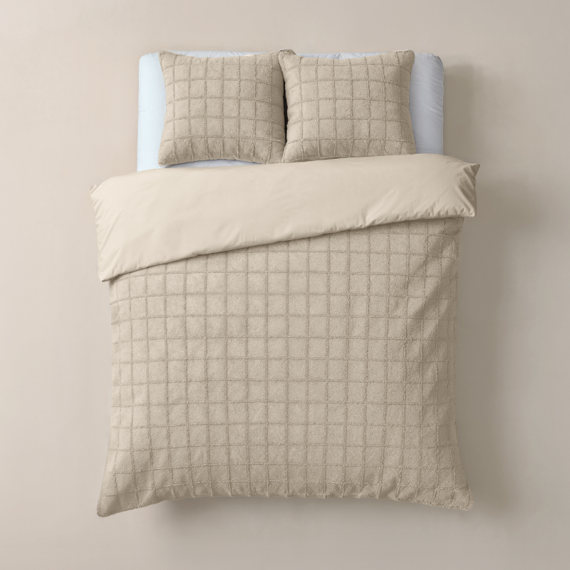 Dekbed Discounter Dekbedovertrek Faux Fur - Check