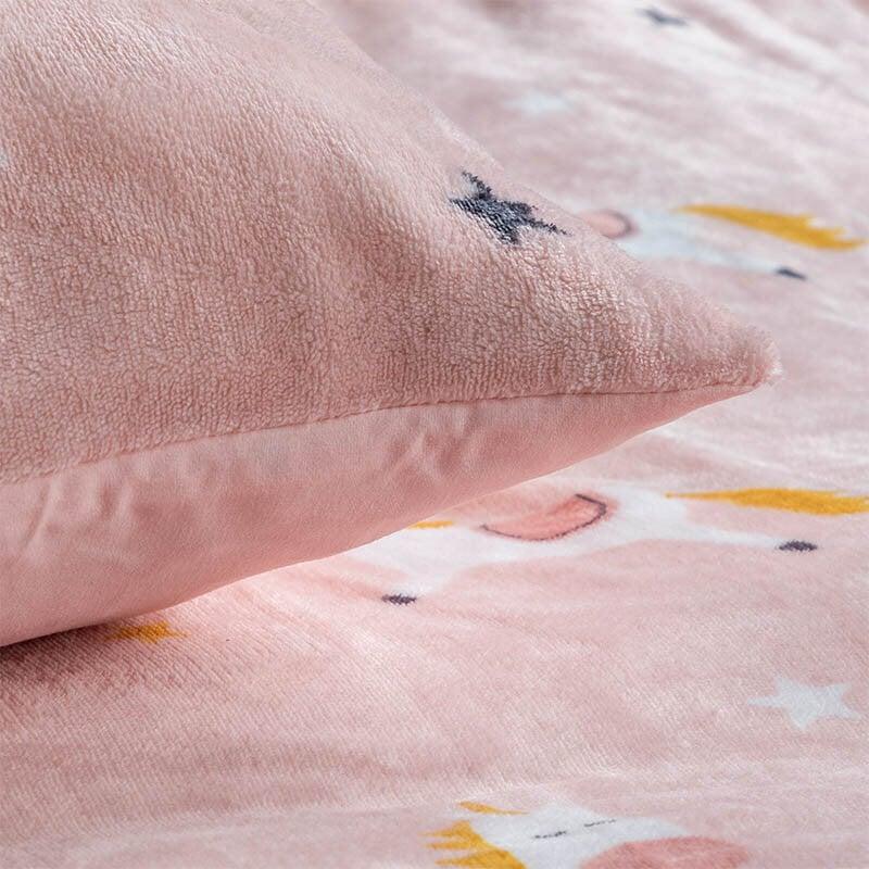 Dekbed Discounter Dekbedovertrek Fleece - Unicorn