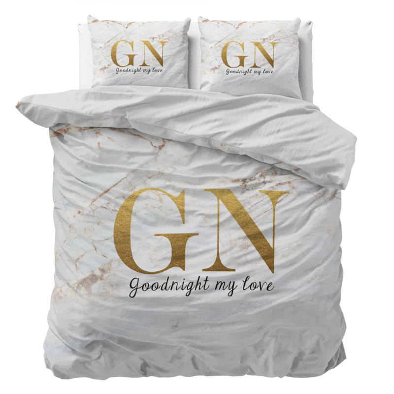 dekbed discounter Dekbedovertrek Goodnight - Goud
