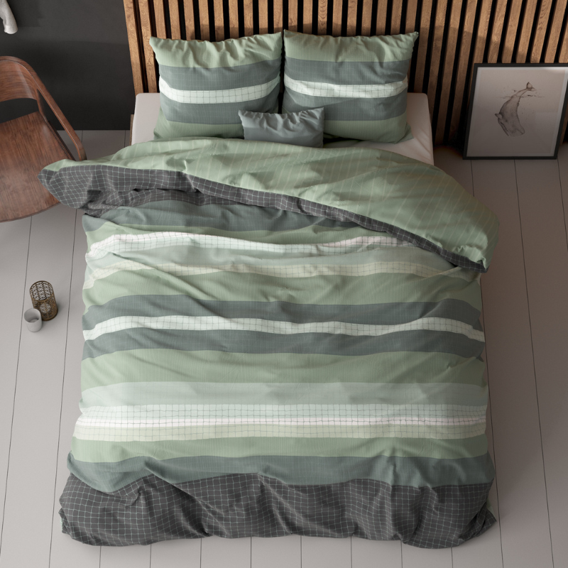 Dekbed Discounter Dekbedovertrek Gradient Stripe
