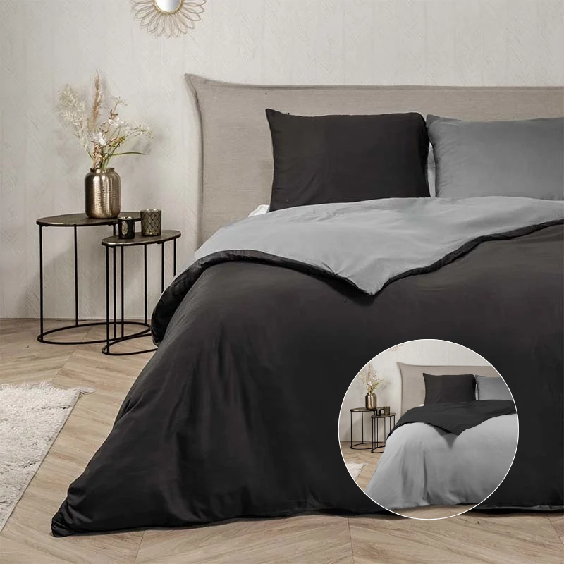 Dekbed Discounter Dekbedovertrek Hotel Two Tone