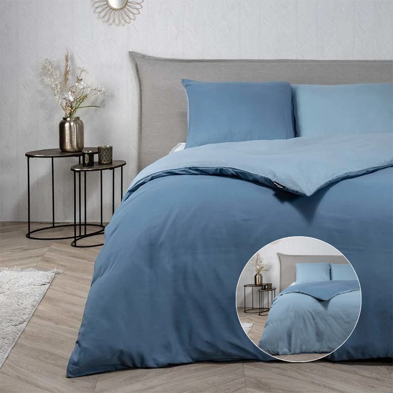 Dekbed Discounter Dekbedovertrek Hotel Two Tone