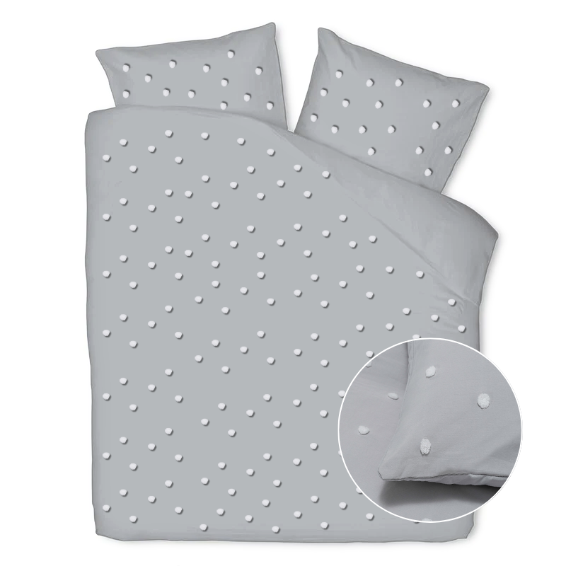 Dekbed Discounter Dekbedovertrek Ibiza Ava - Grijs