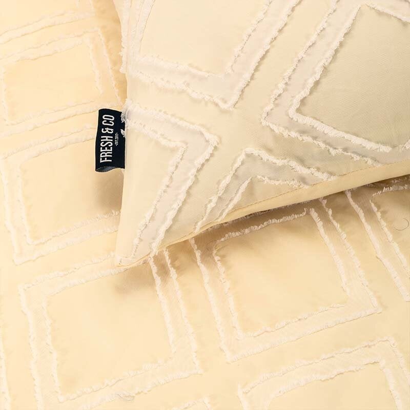 Dekbed Discounter Dekbedovertrek Ibiza Saar - Geel