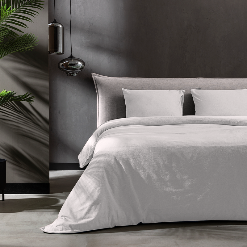 dekbed discounter Dekbedovertrek Katoen-Flanel Uni