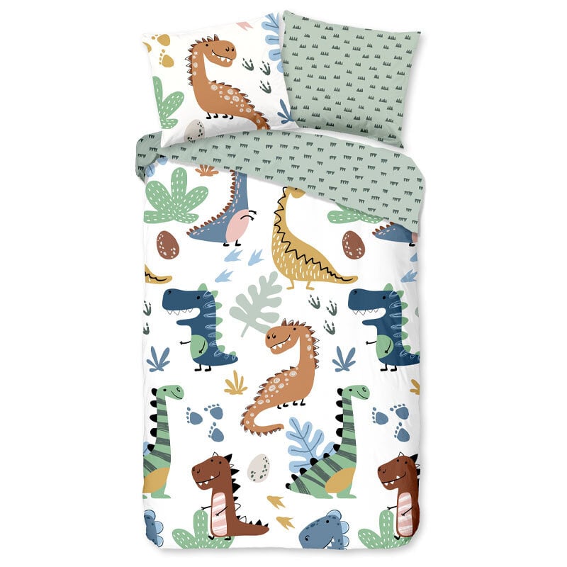 dekbed discounter Dekbedovertrek Katoen - Happy Dino