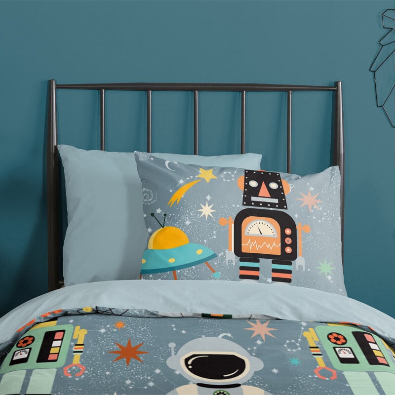 Dekbed Discounter Dekbedovertrek Katoen - Spacemen