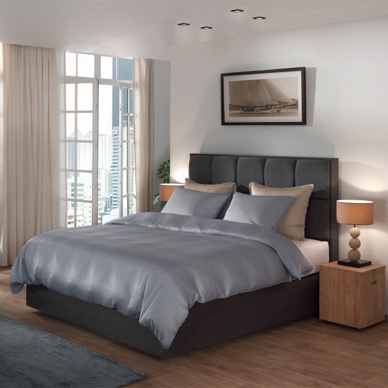 Dekbed Discounter Dekbedovertrek Lyocell - Blauw