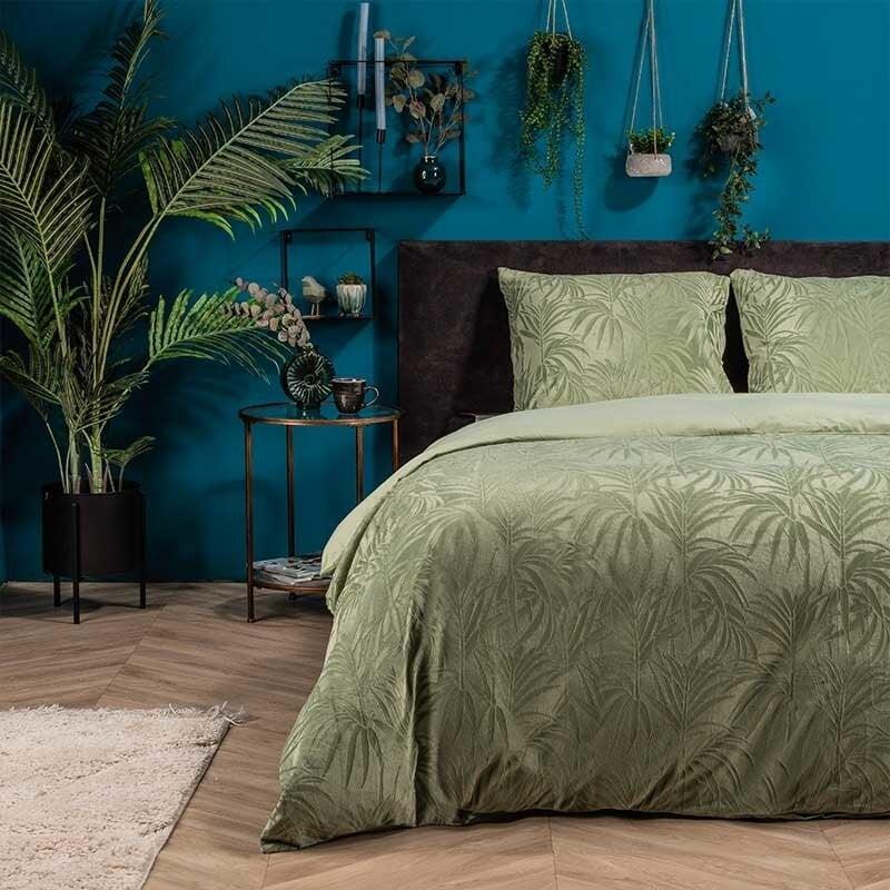 Dekbed Discounter Dekbedovertrek Mink Palms - Jade
