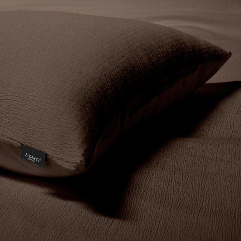 Dekbed Discounter Dekbedovertrek Mousseline - Bruin