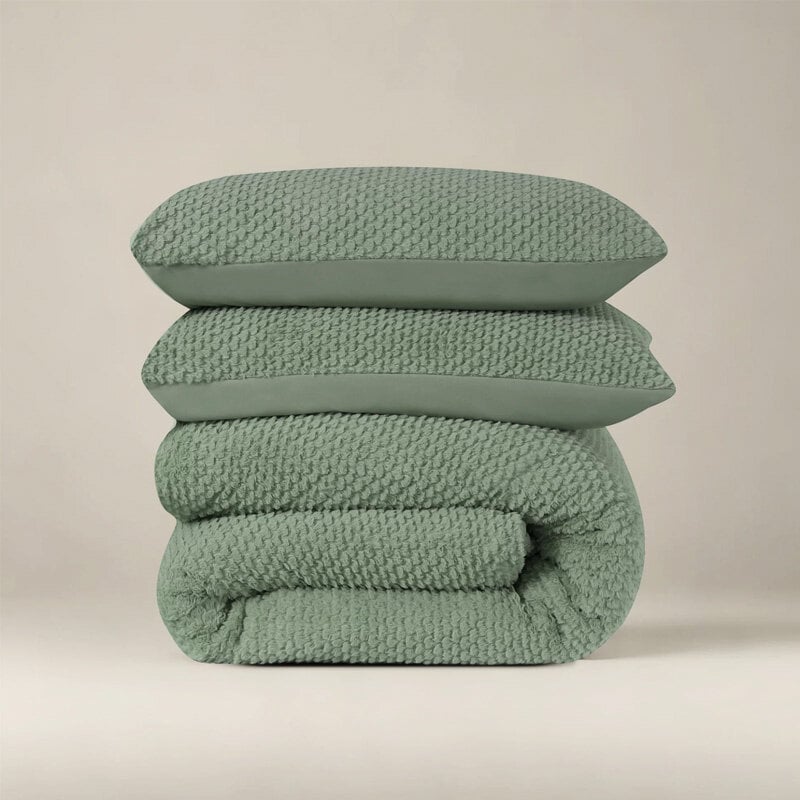 Dekbed Discounter Dekbedovertrek Rabbit Fur - Groen