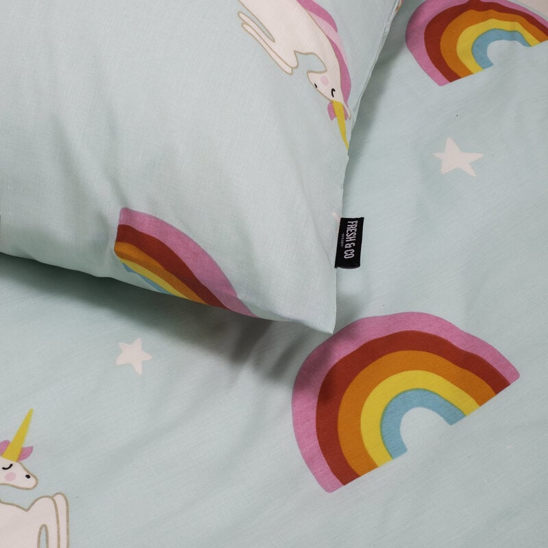 Dekbed Discounter Dekbedovertrek Rainbow Unicorn