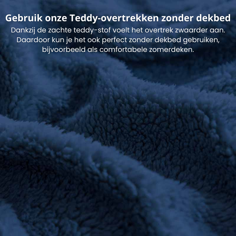 Dekbed Discounter Dekbedovertrek Summer Teddy - Navy