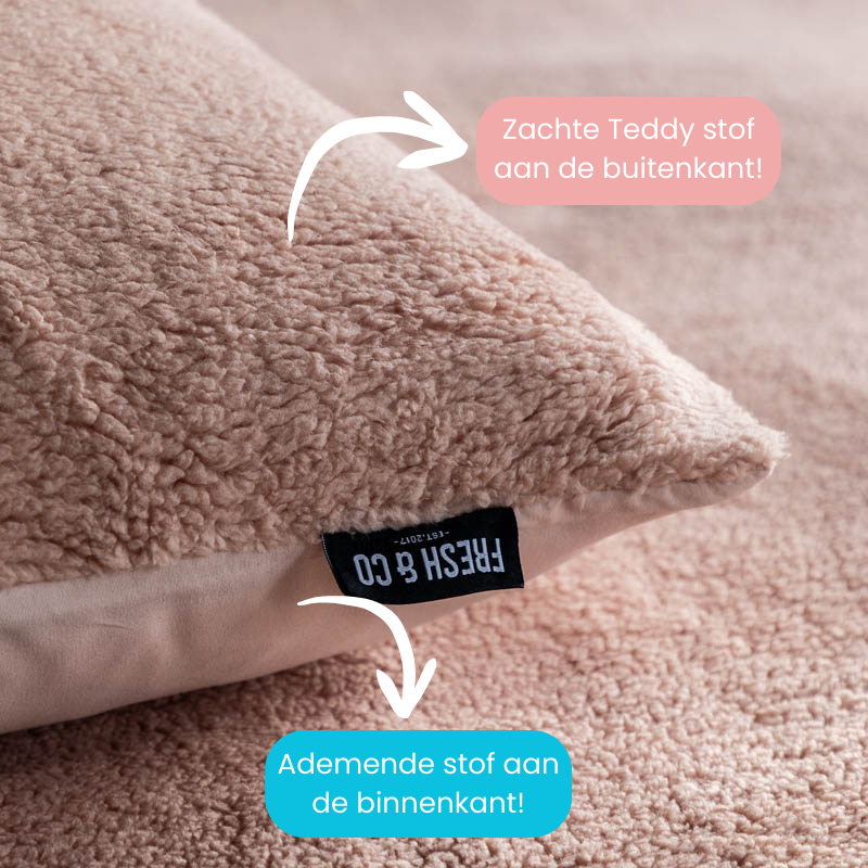 Dekbed Discounter Dekbedovertrek Summer Teddy - Roze