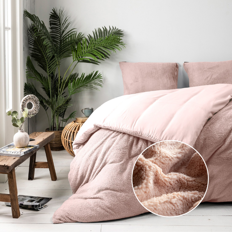 dekbed discounter Dekbedovertrek Summer Teddy - Roze
